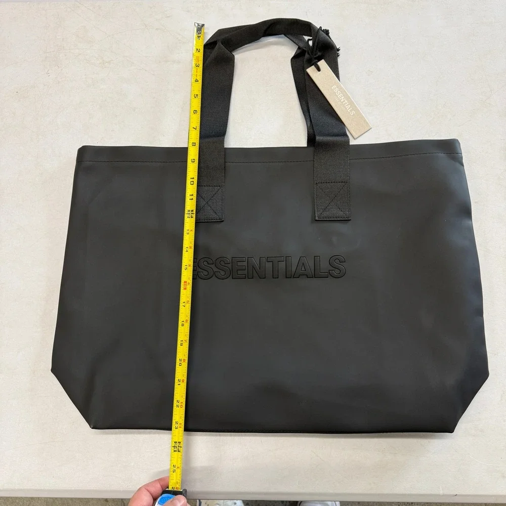 NWT Fear Of God Essentials Black Large‎ Tote Bag Logo